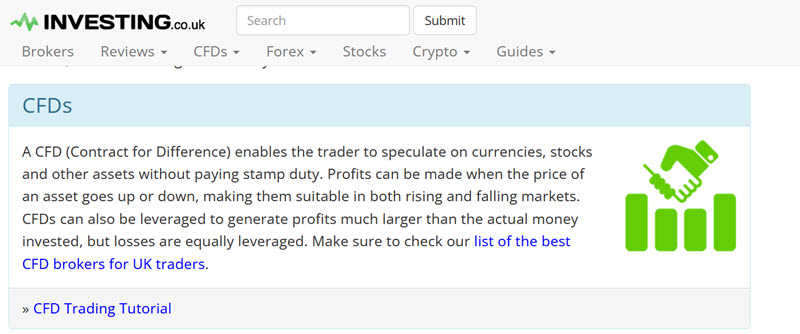 investing.co.uk cfd trading tutorial