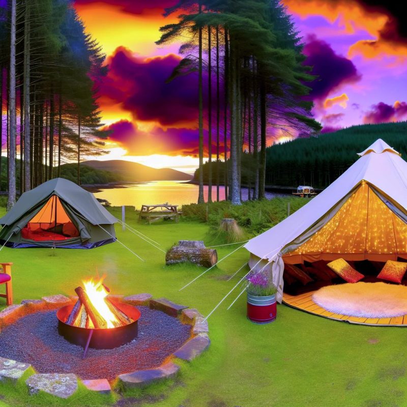 Camping and glamping in Argyll’s wilderness