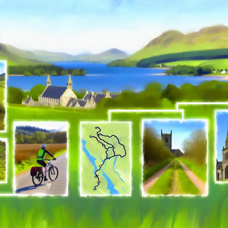 Cycling routes across Argyll