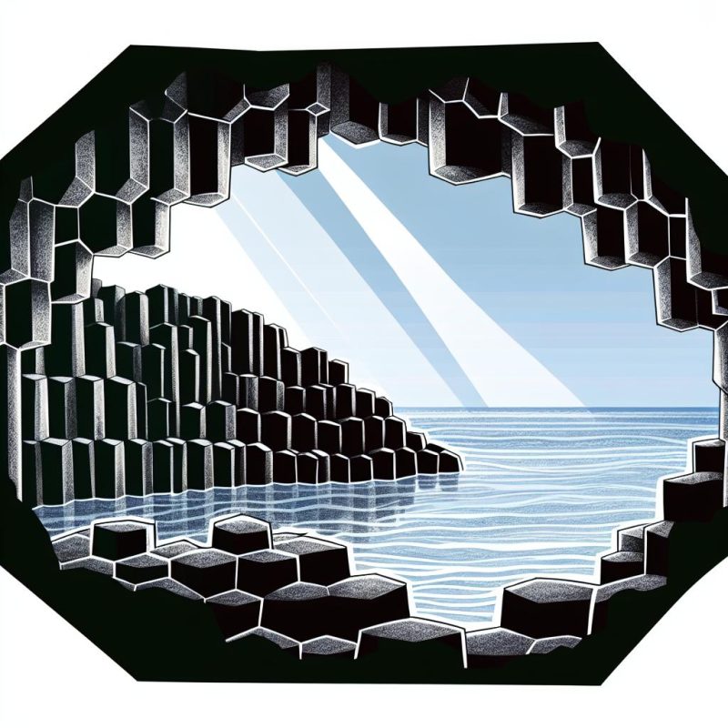 Staffa and the famous Fingal’s Cave
