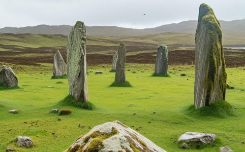 Standing stones and cairns in Argyll