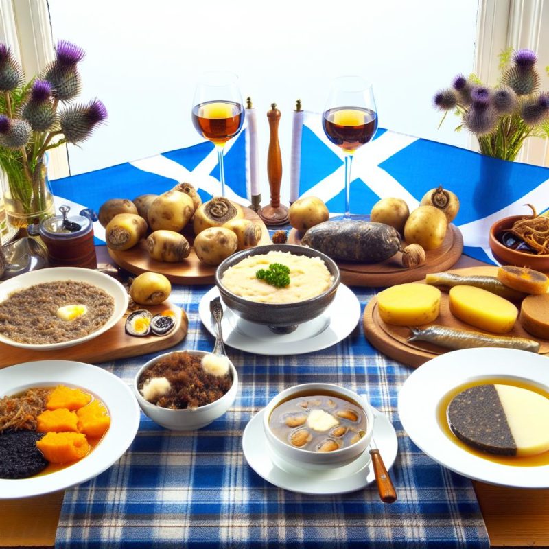 Traditional Scottish dishes in Argyll