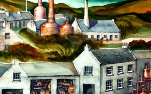 Whisky distilleries on Islay and Jura
