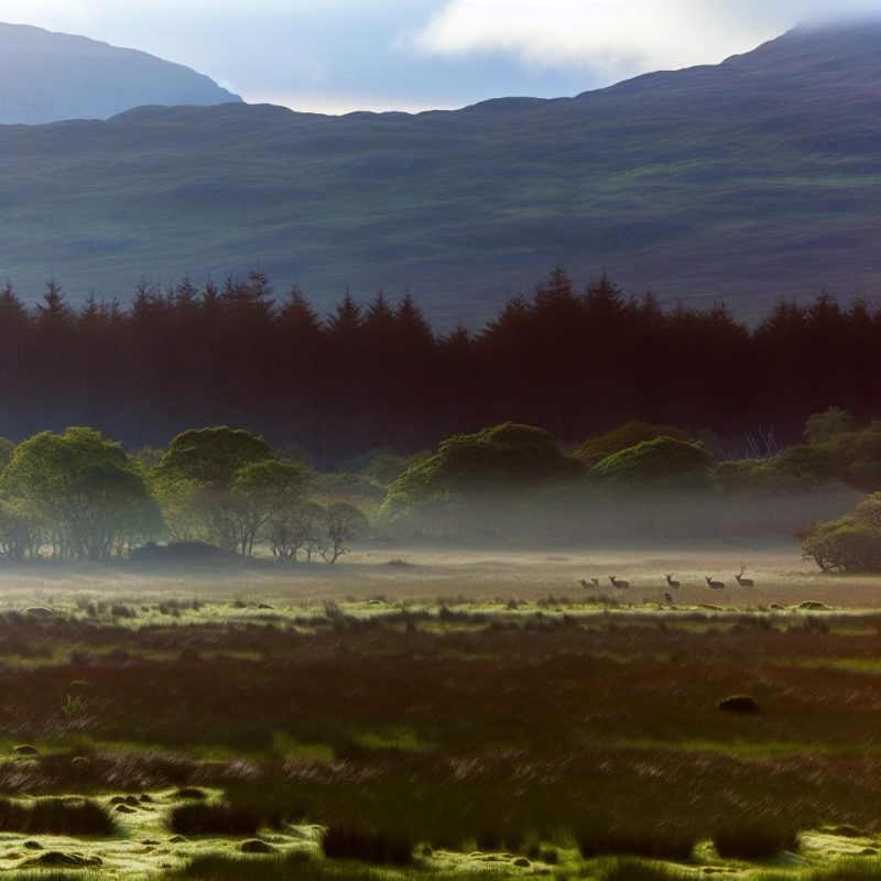 Red deer and wildlife spotting on Jura