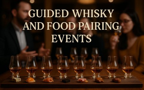 Guided whisky and food pairing events
