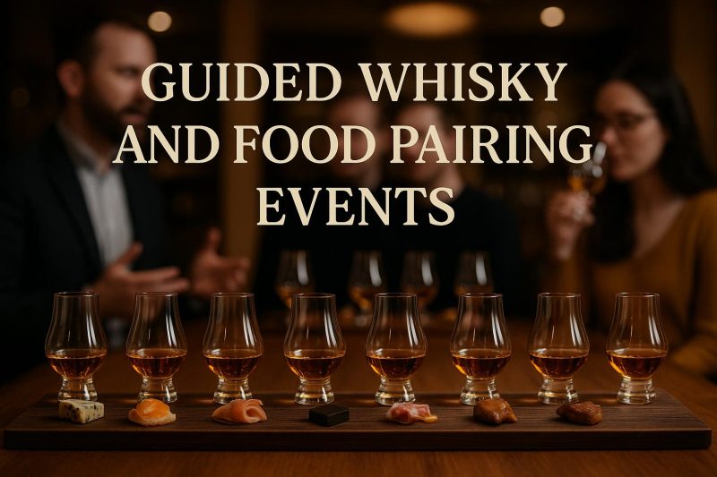 Guided whisky and food pairing events