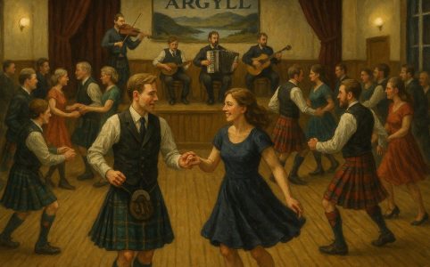 Attending a ceilidh in Argyll
