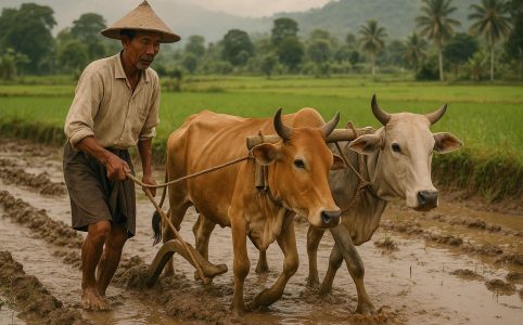 Experiencing traditional farming practices