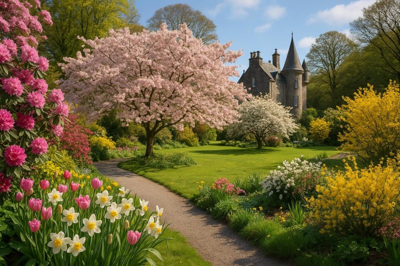 Spring blooms in Argyll’s gardens