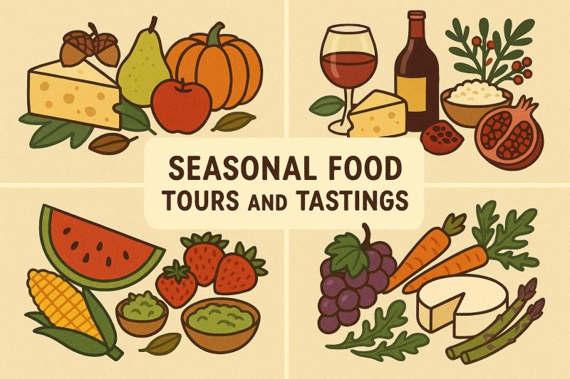 Seasonal food tours and tastings